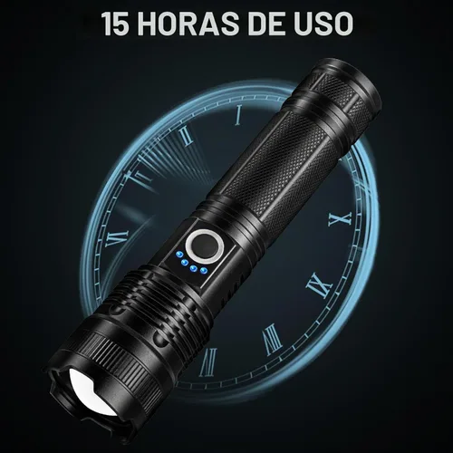 Vista 4 de Lylting Linternas Recargables Altos Lúmenes, 4 Pack 99,000 Lúmenes Linternas LED con Batería de 5000mAh, Linternas Multifuncionales Impermeables