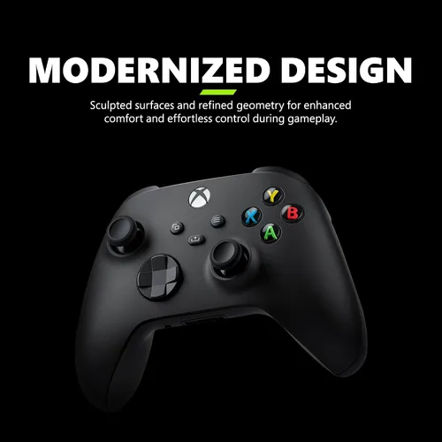 Vista 3 de Xbox Wireless Gaming Controller (2025) – Carbon Black – Play on Xbox, Windows, Android, iOS, FireTV Sticks, Smart TVs, VR Headsets