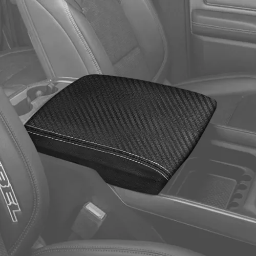 Vista 16 de Funda de repuesto para reposabrazos de consola central, adecuada para Dodge Ram 1500 2500 3500 2013-2018 con consola de asiento de salto, protector