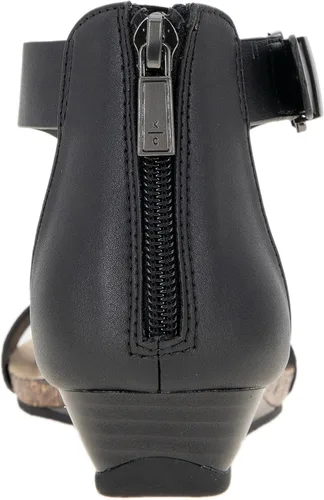 Vista 3 de Kenneth Cole REACTION Great Gal - Sandalia de cuña con correa en T para mujer