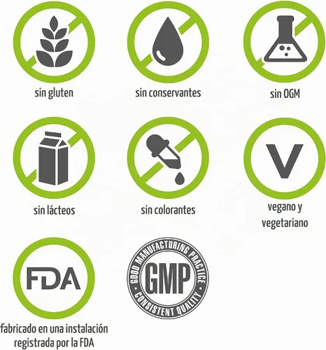 Vista 8 de NATURELO Vitaminas para los Ojos - Fórmula AREDS 2 Nutrientes con Luteína, Zeaxantina, Vitamina C, E, Zinc, Más DHA - Suplemento para Ojos Secos
