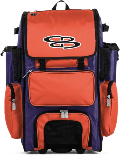 Vista 75 de Boombah Rolling Superpack - Bolsa para equipo de béisbol/sóftbol, varios colores, mango telescópico y capacidad para 4 murciélagos, versión