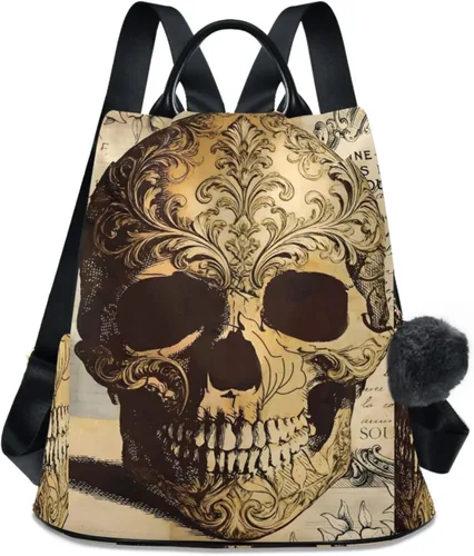 Vista 14 de ALAZA - Mochila para mujer, divertida, antirrobo, a la moda, bolsa de hombro, mochila de mujer, Alquimia, Classic