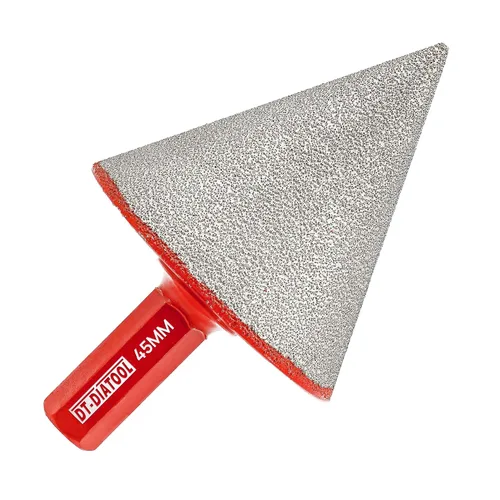 Vista 31 de DT-DIATOOL Brocas biseladas de diamante - Broca de corona de diamante de 4/5 pulgadas x 5/8"-11 rosca para agrandar, recortar, dar forma a agujeros