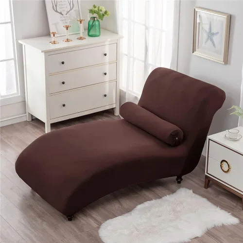 Vista 3 de Funda elástica para tumbona, funda elástica para silla de lujo, para sala de estar, muebles de interior, fundas para tumbona ultra suaves y lavables
