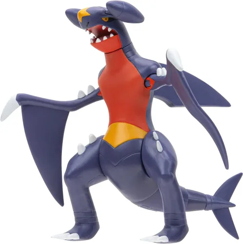 Vista 8 de Pokémon Garchomp - Figura de batalla de 4.5 pulgadas, figura de Garchomp lista para batalla con ataque de cola