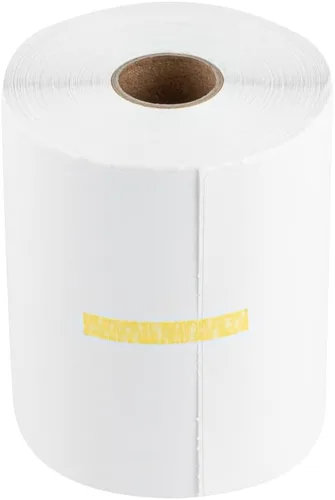 Vista 2 de Restaurantware Label Tek - Etiquetas térmicas directas de 6 x 4 pulgadas, 1 rollo de 250 etiquetas, etiquetas térmicas extraíbles de papel blanco