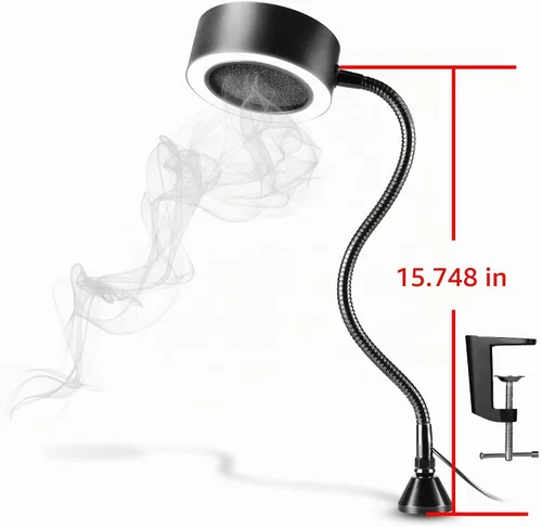 Vista 9 de SainSmart Ventilador portátil del extractor del humo, amortiguador