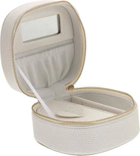 Vista 5 de Holibanna Caja de almacenamiento de joyería de 3 piezas de joyería de mujer pequeña caja de viaje niña joyería regalos personalizados para mujeres