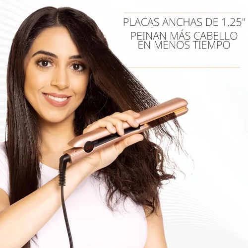 Vista 4 de CHI Plancha de pelo original, placas flotantes de cerámica para un acabado suave, herramienta de peinado de calentamiento rápido, interruptor