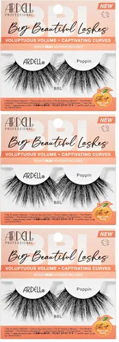 Vista 7 de Ardell BBL Big Beautiful Lashes 971 Poppin, con adhesivo transparente DUO, 1 paquete