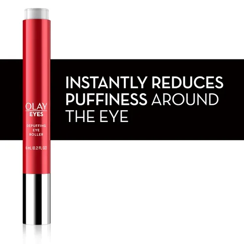 Vista 2 de Olay Tratamiento para Ojos Rodillo Deshinchante para Ojos con Vitamina E que Masajea para Ayudar a Reducir la Hinchazón e Instantáneamente Despertar