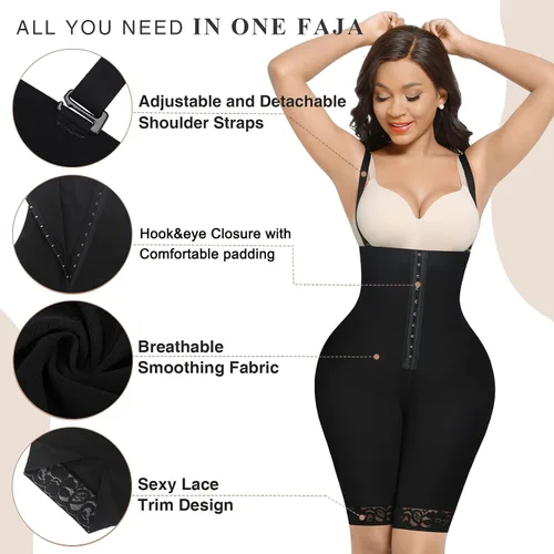 Vista 5 de Comfy BBL - Fajas colombianas de etapa 2 para mujer, control de abdomen, prenda de compresión poscirugía