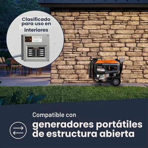 Vista 4 de Generac HomeLink - Interruptor de transferencia manual para generador