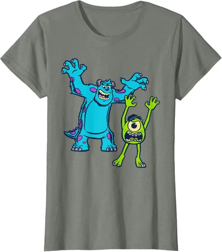 Vista 17 de Camiseta de la Universidad Sulley y Mike de los Monsters de Disney Pixar