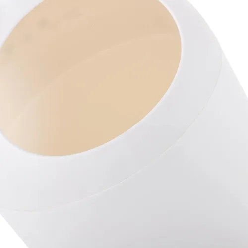 Vista 2 de Ipetboom Bote de basura para niños, con diseño de oso de dibujos animados, mini papelera decorativa para animales, cubo de almacenamiento para Blanco