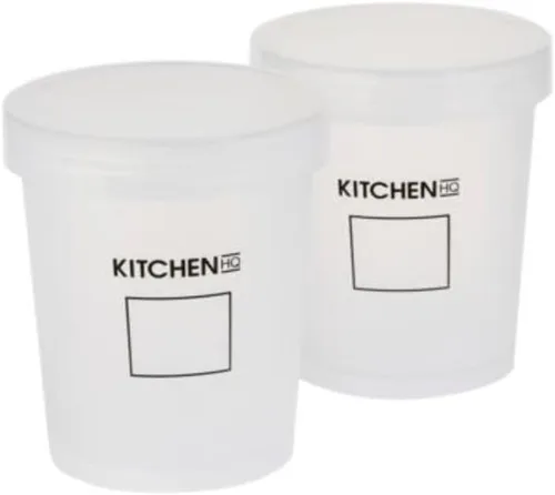 Vista 4 de Kitchen HQ - Juego de 2 máquinas para hacer helados con recipientes de una pinta (renovado)