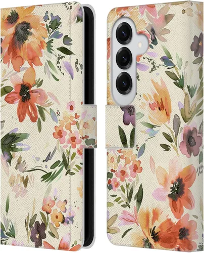 Vista 48 de Head Case Designs Officially Licensed Ninola Butterfly Nature Spring Floral Leather Wallet Case Compatible with Samsung Galaxy A07 4G