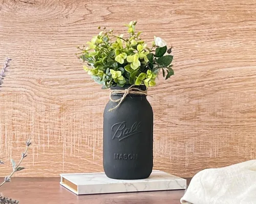 Vista 7 de Centros de mesa de tarro de masón, centros de mesa rústicos para baby shower, centros de mesa de boda, despedida de soltera, cumpleaños, decoración