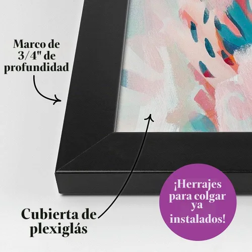 Vista 5 de La entrada de Juana de Arco en la impresión artística enmarcada negra, obra de arte histórica