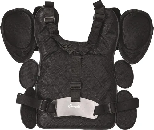 Vista 2 de Champion Sports Protector de pecho modelo profesional de espuma de rebote bajo - 12" - Negro