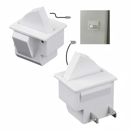Vista 6 de Interruptor de luz de puerta de refrigerador de 2 pies para GE Whirlpool, Maytag, Admiral, Amana ((2PCS)