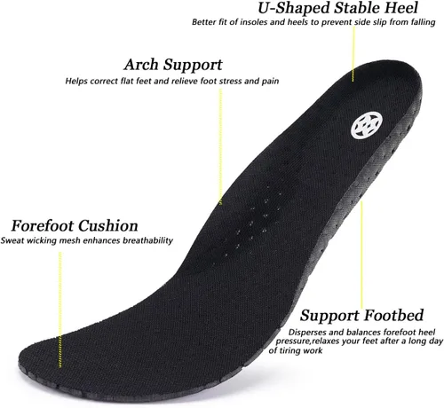 Vista 5 de Zuecos de jardín para hombre y mujer, sandalias transpirables para caminar ortopédicas de verano con suela de fascitis plantar