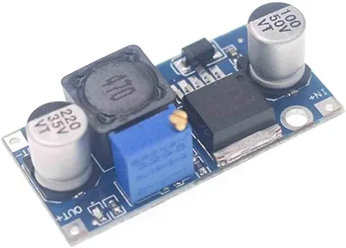 Vista 2 de Módulo de suministro DC-DC de 5 piezas LM2596 Convertidor de Buck ajustable para módulo de alimentación Convertidor de potencia en 3-40V Salida