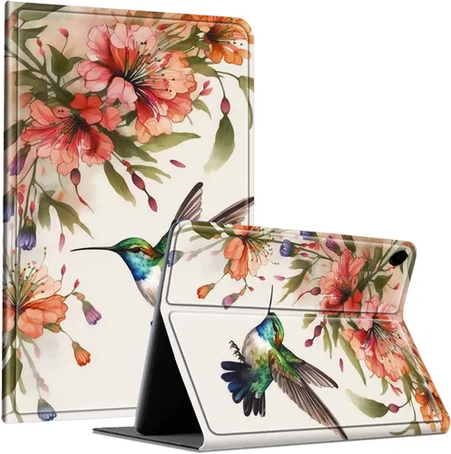 Vista 77 de Slim Case for Samsung Galaxy Tab S10 Lite / S10 FE / S9 FE 10.9" & Galaxy Tab S9 11", Multi-Angle Stand PU Leather Smart Folio Cover with Soft TPU