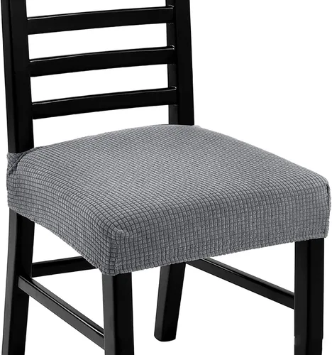 Vista 7 de Fundas para sillas de comedor, fundas lavables para sillas de comedor, fundas elásticas para sillas de comedor, fundas de asiento elásticas