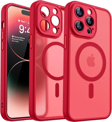 Vista 125 de CANSHN Funda magnética compatible con iPhone Air (6.5 pulgadas), mejorada [protección completa de la cámara] [compatible con Magsafe]