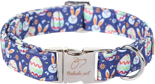 Vista 246 de Collar para perros del 4 de julio, collares patrióticos azules para cachorros y perros pequeños, ligero y ajustable 1776 collares para cachorros