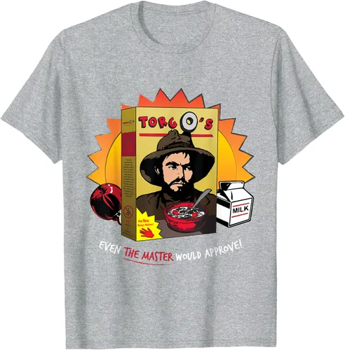 Vista 38 de Torgo Camiseta de película de culto de cereales, Negro, S