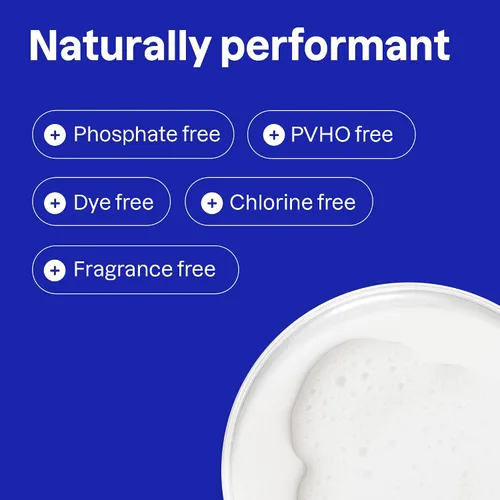 Vista 4 de ATTITUDE Cápsulas de detergente a base de plantas y veganas, sin fosfato, derivadas de forma natural, sin perfume, 26