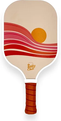 Vista 6 de Rally Club Paletas de pickleball para hombres y mujeres Núcleo compuesto de panal de fibra de carbono Ligero duradero Diseño único elegante