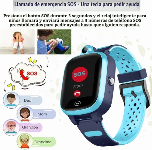 Vista 3 de Rastreador en tiempo real del SOS de la llamada del teléfono de Azul-4G