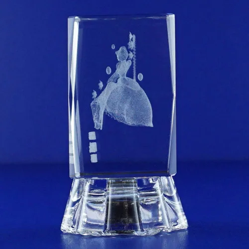 Vista 3 de Quinceañera Princess (12 PCS) Mis XV Años Mis Membrillo años Mis 15 años Dulce 16 Personalizar Grabado Láser Personalizado Grabado Cristal Favores