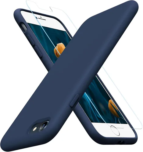 Vista 77 de Miracase Funda ultradelgada diseñada para iPhone SE 2022 (3ª generación)/iPhone SE 2020 (2ª generación)/iPhone 7/iPhone 8 con protector de pantalla