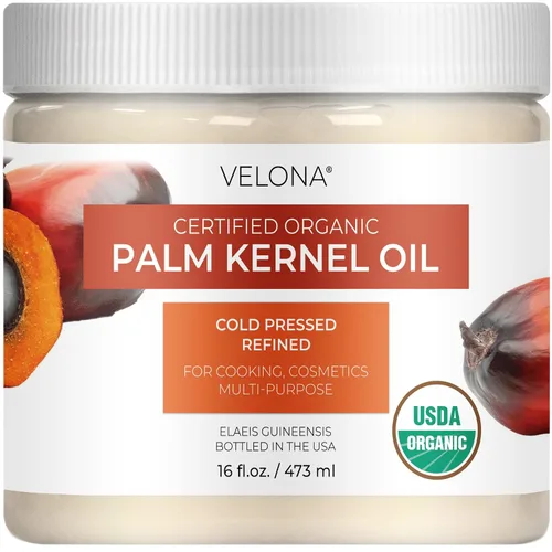 Vista 12 de velona Aceite de almendra de palma orgánico certificado por la USDA, 2 onzas líquidas, aceite portador 100% puro y natural, refinado, prensado