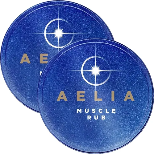 Vista 3 de AELIA Muscle Rub - Aceite de coco, vitamina E, árnica, raíz de jengibre, cúrcuma y lavanda - 1 oz