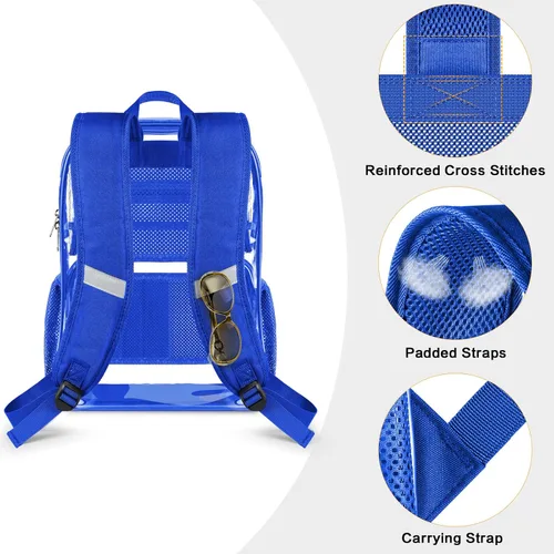 Vista 4 de PAMANO Mochila transparente D2, Azul, D Taza