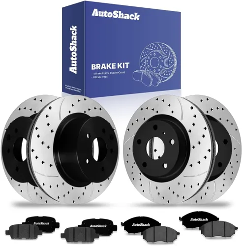 Vista 10 de AutoShack Rotores de Freno Delanteros y Traseros Pastillas de Freno de Cerámica Repuesto Para Nissan 370Z 350Z INFINITI G35 M35 EX35 G25 QX50 M45