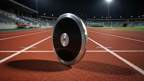 Vista 3 de RT Black Lighting - Discus, 3.5 lbs, discus, discus, discus, pista y campo de 1,6 K nominal a 100 pies. Mejor en su clase.