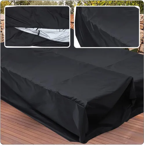 Vista 9 de YARNOW Silla de exterior para silla de exterior, 2 piezas, funda para silla de patio, resistente al aire libre, funda para silla de descanso, silla