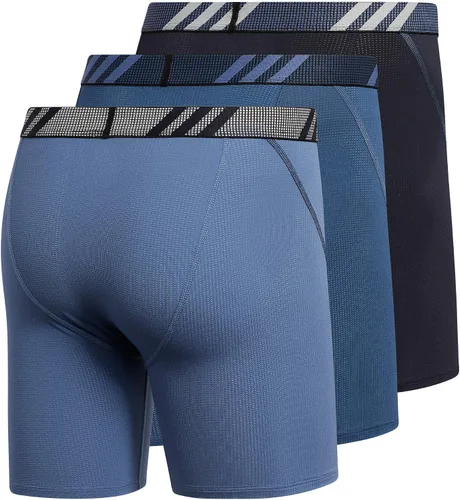Vista 5 de adidas Men's Sport Performance Mesh Boxer Brief Underwear (3-Pack)