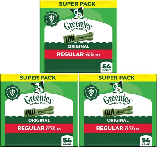 Vista 21 de Greenies - Golosinas dentales regulares para perros, sabor original de pollo, 3