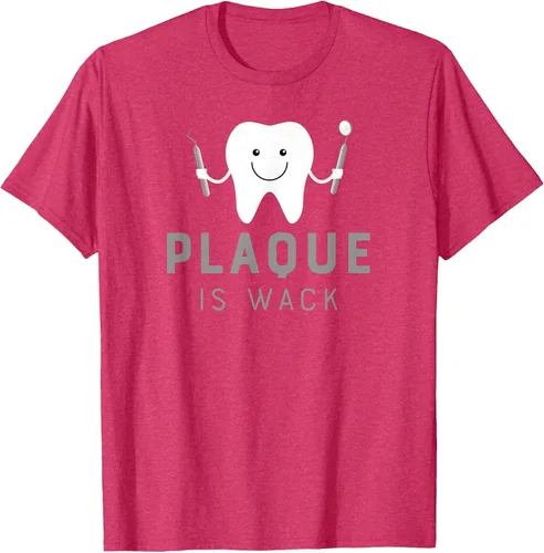 Vista 13 de Plaque is Wack Funny Dental Hygienist T-Shirt Asphalt Grey