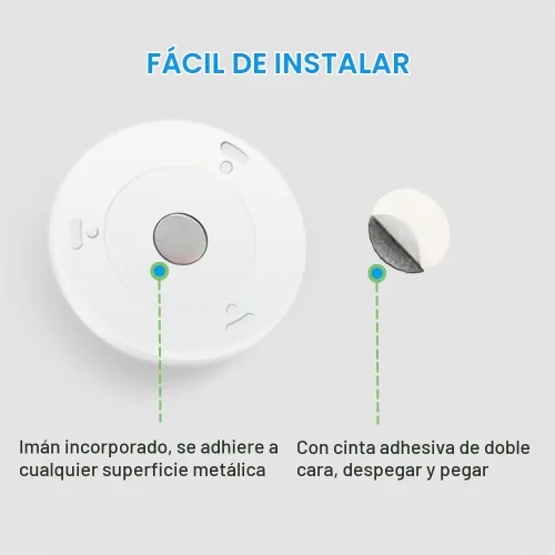 Vista 7 de AMIR Luz con sensor de movimiento mejorada de 3.15 pulgadas para interiores, inalámbrica, funciona con pilas, luces LED nocturnas adhesivas