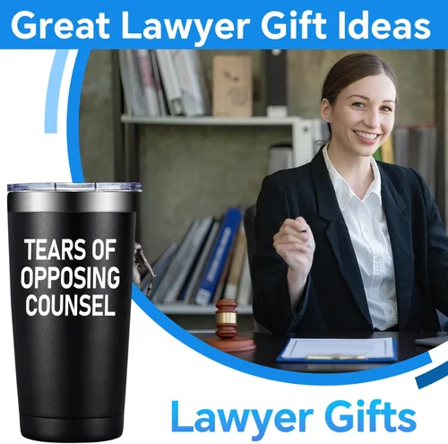 Vista 3 de Regalos de abogado DOEARTE para hombres y mujeres - Regalos de Navidad de apreciación para abogados - Regalo para graduación de estudiante