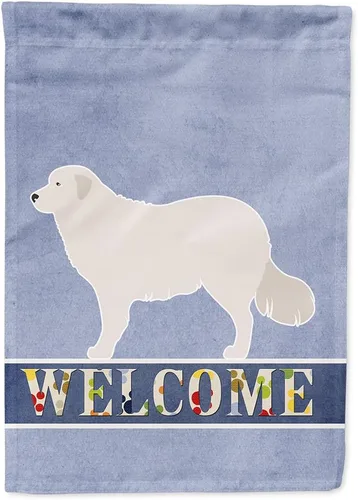 Vista 18 de Caroline's Treasures BB8334GF AIDI Bandera de jardín para perro de montaña del Atlas, bandera de buzón azul, bandera decorativa para patio exterior